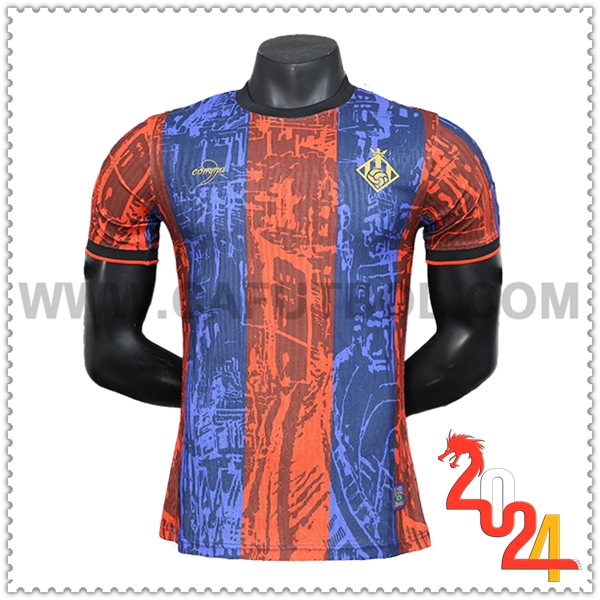 Camiseta Futbol FC Barcelona Rojo Azul Edicion Especial 2024 2025