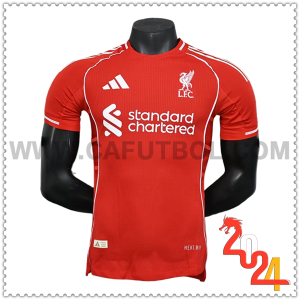 Primera Camiseta Futbol FC Liverpool Version Filtrada 2025/2026