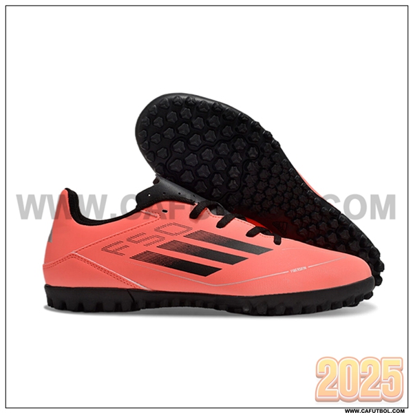 Adidas Zapatos de Futbol F50 CLUB TF Naranja/Negro