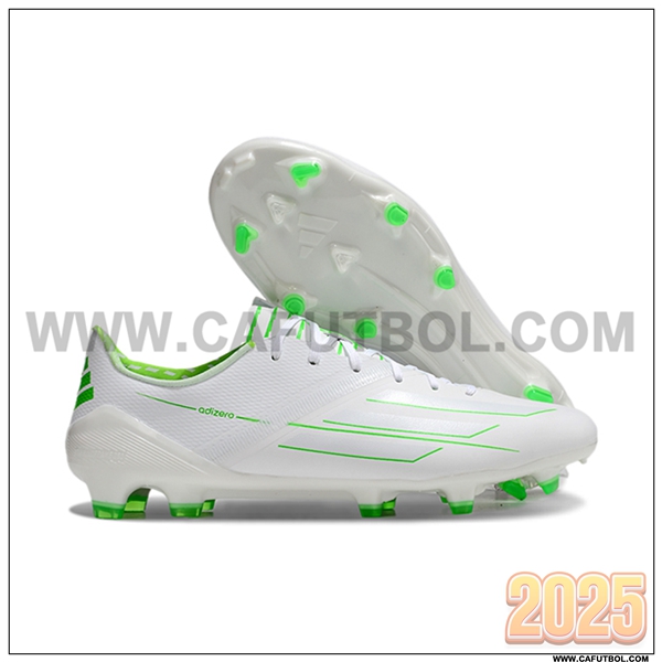 Adidas Zapatos de Futbol F50 Elite FG Blanco/Verde