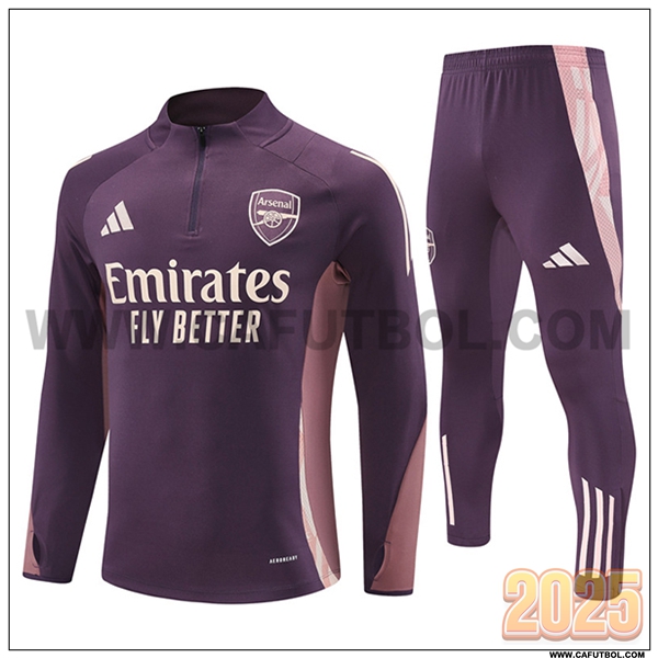 Chandal Futbol Arsenal Violeta/Rosa 2025 2026