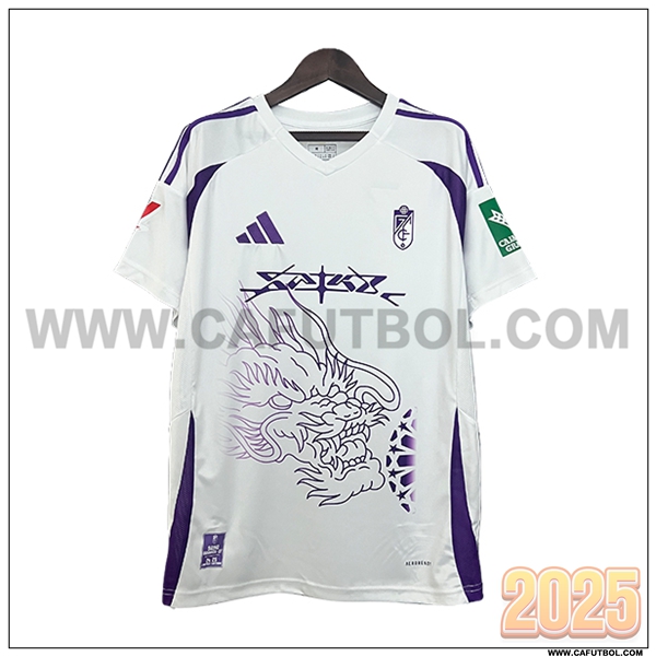 Camiseta Futbol Granada CF Blanco Edicion especial 2024 2025