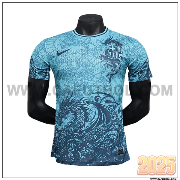 Camiseta Futbol FC Barcelona Azul claro Edicion especial 2024 2025