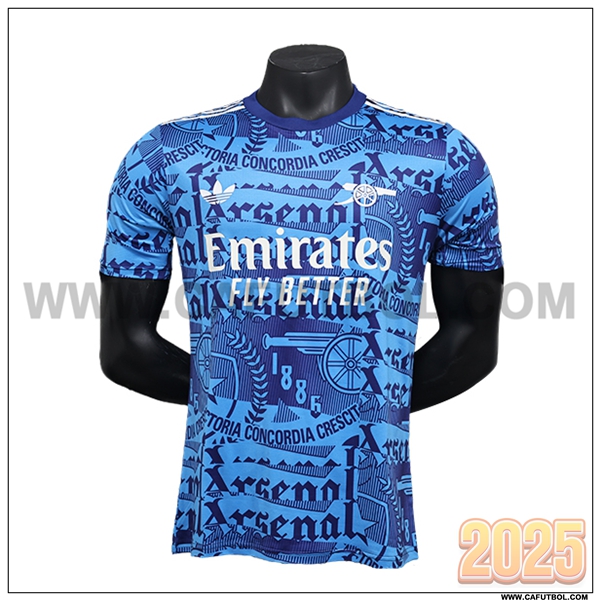 Camiseta Futbol Arsenal Azul Edicion especial 2024 2025