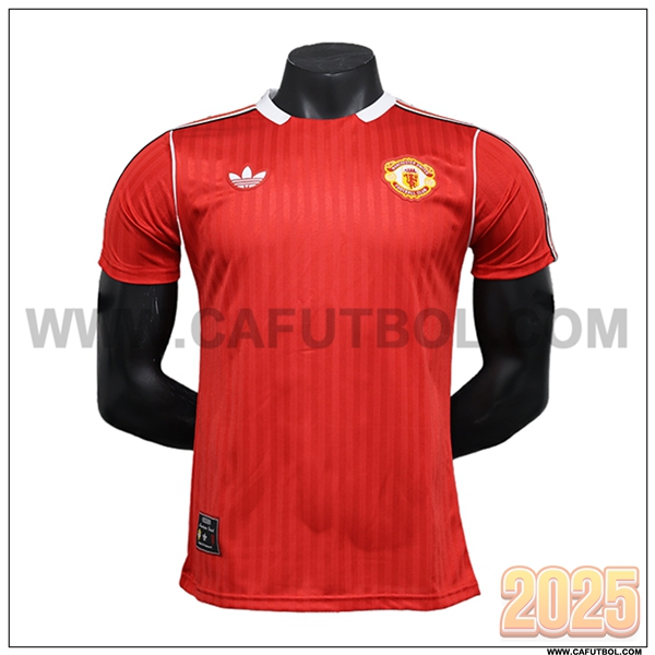 Camiseta Futbol Manchester United Rojo Edicion especial 2024 2025