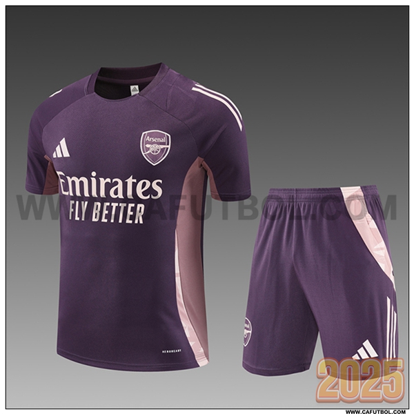 Camiseta Entrenamiento Arsenal Ninos Violeta/Rosa 2025 2026